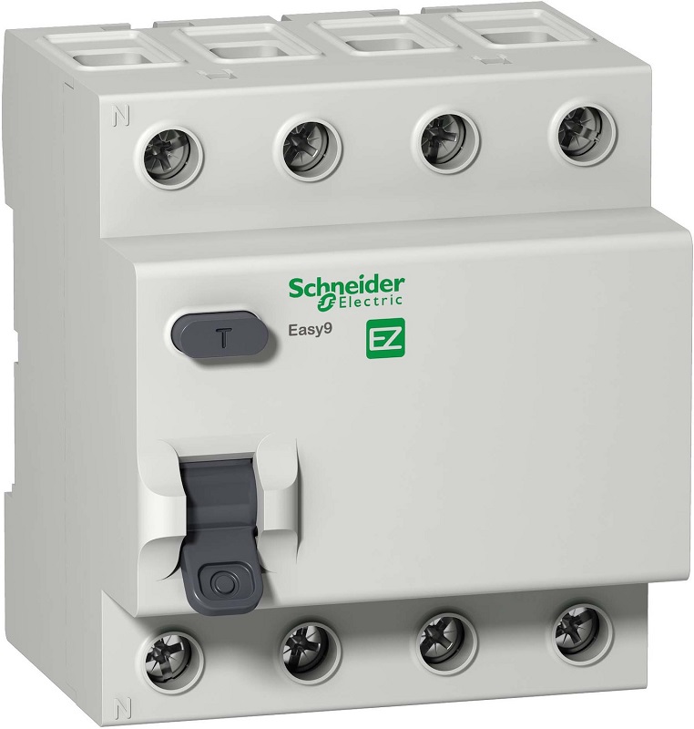 Выключатель дифференциального тока УЗО Schneider Electric Easy9 4п 40А 300мА 4,5кА тип AC 